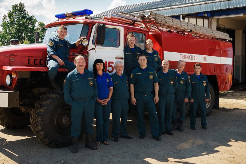 4 караул 115 пожарно-спасательной части города Добрянка