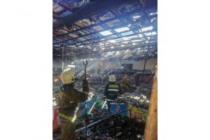 В Добрянском округе сгорел магазин