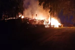 Пожар в Ольховке