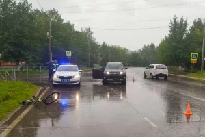 В Добрянке пострадал велосипедист