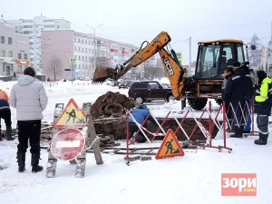 В Добрянке обвалилась тепловая камера