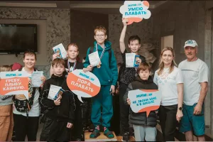 Соревновались юные пловцы