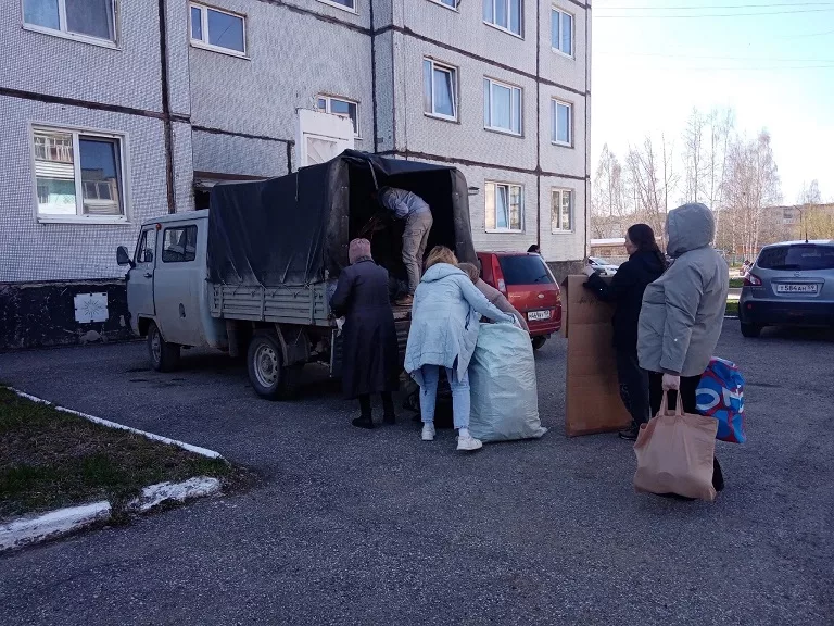 Экомобиль собрал вторсырьё