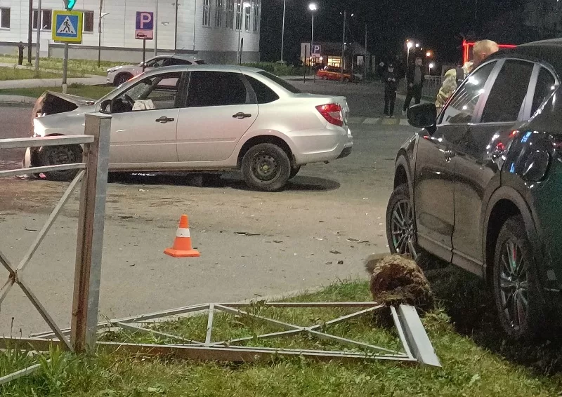 Автоавария в центре города