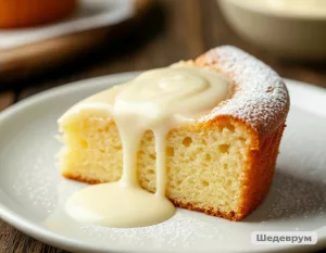 Кекс на фруктовом пюре