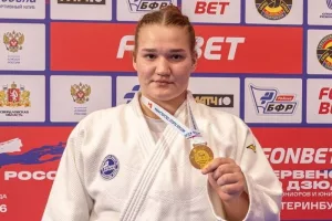 Российское золото полазненской дзюдоистки