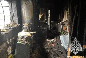 Загорелась квартира