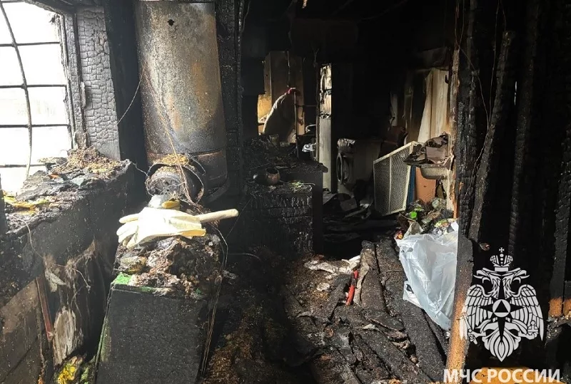 Загорелась квартира