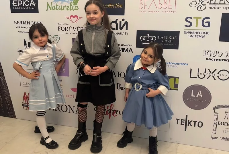 Маленькие добрянские модницы прошлись по подиуму в Санкт-Петербурге